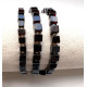 3 Cherry Stretch Amber Bracelets Cubes
